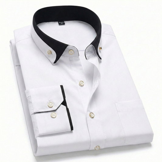 Camisa Tailored com Contraste Silvan